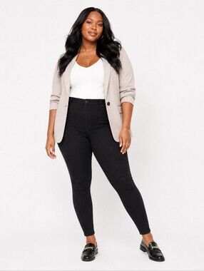 Old Navy Plus Size Black Skinny Ankle Jeans Size 20 Short